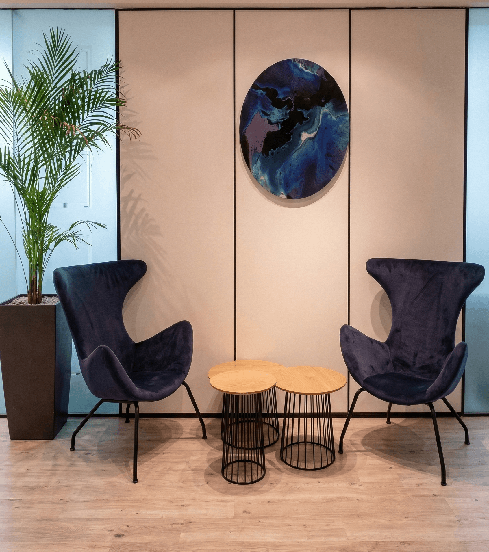 Professional team collaborating